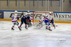 Deutsche Frauen Eishockey Bundesliga - Final-Four-Turnier - Eisbären Juniors Berlin vs ESC Planegg am 14.03.2021 in Füssen, Bundesleistungszentrum für Eishockey und Curling, Am Eisstadion 1, 87629 Füssen, Deutschland, Photo: Michael Kahms @MIKAH-Fotografie.de