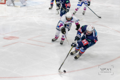 Deutsche Frauen Eishockey Bundesliga - Final-Four-Turnier - Eisbären Juniors Berlin vs ESC Planegg am 14.03.2021 in Füssen, Bundesleistungszentrum für Eishockey und Curling, Am Eisstadion 1, 87629 Füssen, Deutschland, Photo: Michael Kahms @MIKAH-Fotografie.de