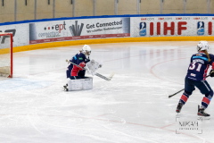 Deutsche Frauen Eishockey Bundesliga - Final-Four-Turnier - Eisbären Juniors Berlin vs ESC Planegg am 14.03.2021 in Füssen, Bundesleistungszentrum für Eishockey und Curling, Am Eisstadion 1, 87629 Füssen, Deutschland, Photo: Michael Kahms @MIKAH-Fotografie.de