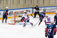 Deutsche Frauen Eishockey Bundesliga - Final-Four-Turnier - Eisbären Juniors Berlin vs ESC Planegg am 14.03.2021 in Füssen, Bundesleistungszentrum für Eishockey und Curling, Am Eisstadion 1, 87629 Füssen, Deutschland, Photo: Michael Kahms @MIKAH-Fotografie.de