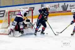 Deutsche Frauen Eishockey Bundesliga - Final-Four-Turnier - Eisbären Juniors Berlin vs ESC Planegg am 14.03.2021 in Füssen, Bundesleistungszentrum für Eishockey und Curling, Am Eisstadion 1, 87629 Füssen, Deutschland, Photo: Michael Kahms @MIKAH-Fotografie.de