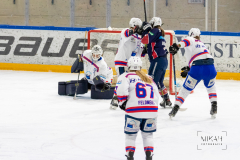 Deutsche Frauen Eishockey Bundesliga - Final-Four-Turnier - Eisbären Juniors Berlin vs ESC Planegg am 14.03.2021 in Füssen, Bundesleistungszentrum für Eishockey und Curling, Am Eisstadion 1, 87629 Füssen, Deutschland, Photo: Michael Kahms @MIKAH-Fotografie.de