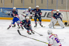 Deutsche Frauen Eishockey Bundesliga - Final-Four-Turnier - Eisbären Juniors Berlin vs ESC Planegg am 14.03.2021 in Füssen, Bundesleistungszentrum für Eishockey und Curling, Am Eisstadion 1, 87629 Füssen, Deutschland, Photo: Michael Kahms @MIKAH-Fotografie.de
