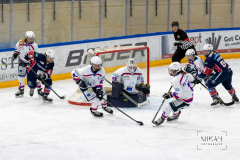 Deutsche Frauen Eishockey Bundesliga - Final-Four-Turnier - Eisbären Juniors Berlin vs ESC Planegg am 14.03.2021 in Füssen, Bundesleistungszentrum für Eishockey und Curling, Am Eisstadion 1, 87629 Füssen, Deutschland, Photo: Michael Kahms @MIKAH-Fotografie.de