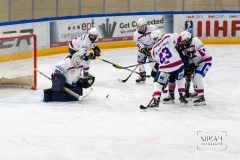 Deutsche Frauen Eishockey Bundesliga - Final-Four-Turnier - Eisbären Juniors Berlin vs ESC Planegg am 14.03.2021 in Füssen, Bundesleistungszentrum für Eishockey und Curling, Am Eisstadion 1, 87629 Füssen, Deutschland, Photo: Michael Kahms @MIKAH-Fotografie.de