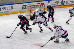 Deutsche Frauen Eishockey Bundesliga - Final-Four-Turnier - Eisbären Juniors Berlin vs ESC Planegg am 14.03.2021 in Füssen, Bundesleistungszentrum für Eishockey und Curling, Am Eisstadion 1, 87629 Füssen, Deutschland, Photo: Michael Kahms @MIKAH-Fotografie.de