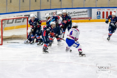 Deutsche Frauen Eishockey Bundesliga - Final-Four-Turnier - Eisbären Juniors Berlin vs ESC Planegg am 14.03.2021 in Füssen, Bundesleistungszentrum für Eishockey und Curling, Am Eisstadion 1, 87629 Füssen, Deutschland, Photo: Michael Kahms @MIKAH-Fotografie.de