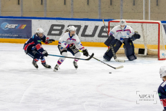 Deutsche Frauen Eishockey Bundesliga - Final-Four-Turnier - Eisbären Juniors Berlin vs ESC Planegg am 14.03.2021 in Füssen, Bundesleistungszentrum für Eishockey und Curling, Am Eisstadion 1, 87629 Füssen, Deutschland, Photo: Michael Kahms @MIKAH-Fotografie.de