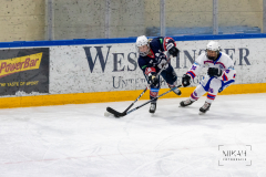 Deutsche Frauen Eishockey Bundesliga - Final-Four-Turnier - Eisbären Juniors Berlin vs ESC Planegg am 14.03.2021 in Füssen, Bundesleistungszentrum für Eishockey und Curling, Am Eisstadion 1, 87629 Füssen, Deutschland, Photo: Michael Kahms @MIKAH-Fotografie.de