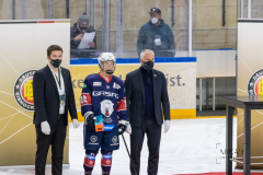 Deutsche Frauen Eishockey Bundesliga - Final-Four-Turnier - Eisbären Juniors Berlin vs ESC Planegg am 14.03.2021 in Füssen, Bundesleistungszentrum für Eishockey und Curling, Am Eisstadion 1, 87629 Füssen, Deutschland, Photo: Michael Kahms @MIKAH-Fotografie.de