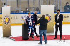 Deutsche Frauen Eishockey Bundesliga - Final-Four-Turnier - Eisbären Juniors Berlin vs ESC Planegg am 14.03.2021 in Füssen, Bundesleistungszentrum für Eishockey und Curling, Am Eisstadion 1, 87629 Füssen, Deutschland, Photo: Michael Kahms @MIKAH-Fotografie.de