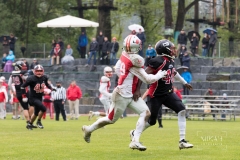 Regionalliga Süd - Fursty Razorbacks vs. Burghausen Crusadors am 12.05.2019 in Fürstenfeldbruck, Sportplatz "Auf der Lände", Deutschland, Photo: Michael Kahms @MIKAH-Fotografie.de