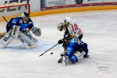 Deutsche Frauen Eishockey Bundesliga - Final-Four-Turnier - ERC Ingolstadt vs. ECDC Memmingen Indians am 14.03.2021 in Füssen, Bundesleistungszentrum für Eishockey und Curling, Am Eisstadion 1, 87629 Füssen, Deutschland, Photo: Michael Kahms @MIKAH-Fotografie.de