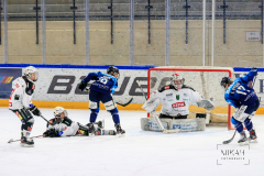 Deutsche Frauen Eishockey Bundesliga - Final-Four-Turnier - ERC Ingolstadt vs. ECDC Memmingen Indians am 14.03.2021 in Füssen, Bundesleistungszentrum für Eishockey und Curling, Am Eisstadion 1, 87629 Füssen, Deutschland, Photo: Michael Kahms @MIKAH-Fotografie.de