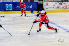 Deutsche Frauen Eishockey Bundesliga - ESC Planegg vs. Mad Dogs Mannheim am 03.01.2021 in Miesbach, Eisstadion TEV Miesbach, Tölzer Straße 3 83714 Miesbach, Deutschland, Photo: Michael Kahms @MIKAH-Fotografie.de